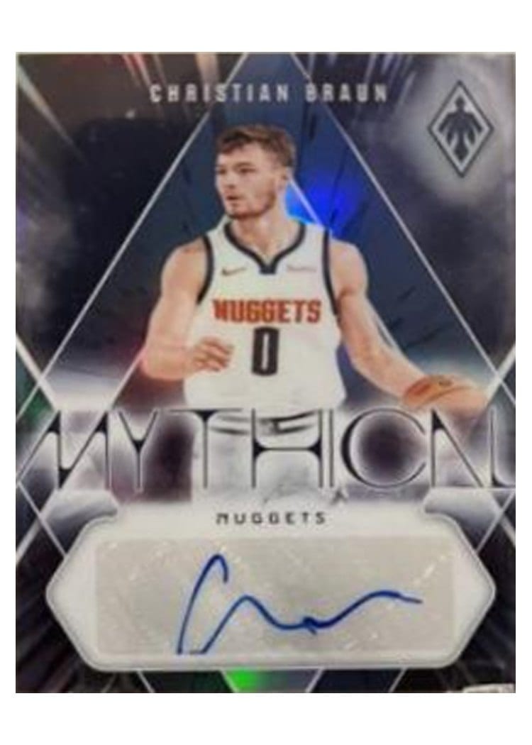 2023-24 Panini Phoenix Mythical Autographs Christian Braun #MA-CBR card