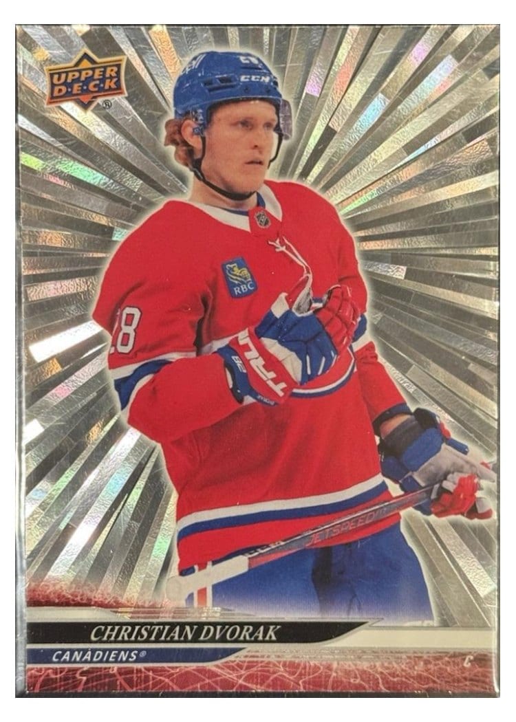 2024-25 Upper Deck Base Set Christian Dvorak Outburst Silver #571