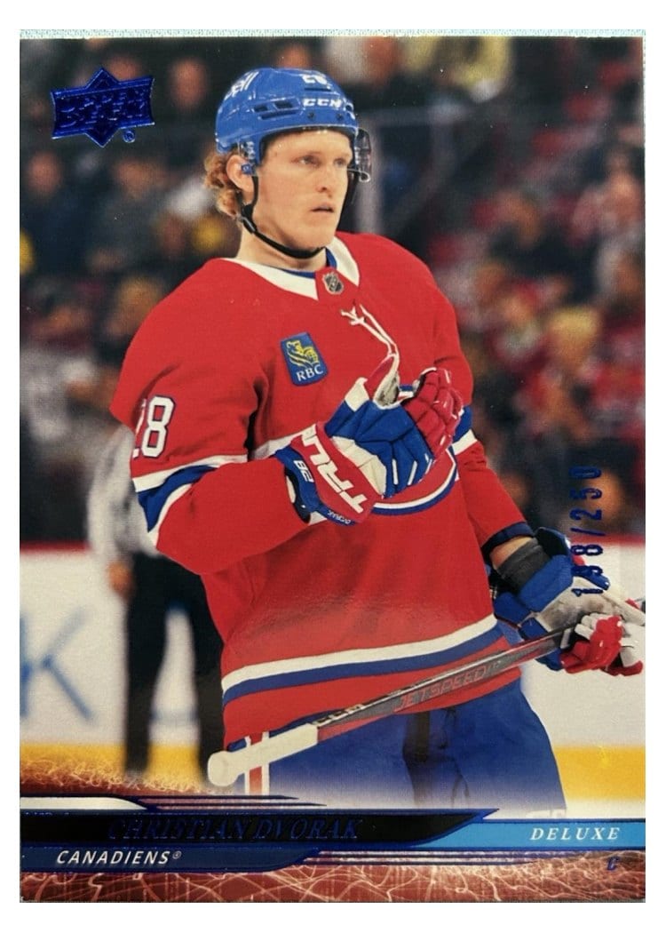 2024-25 Upper Deck Base Set Christian Dvorak #571 card