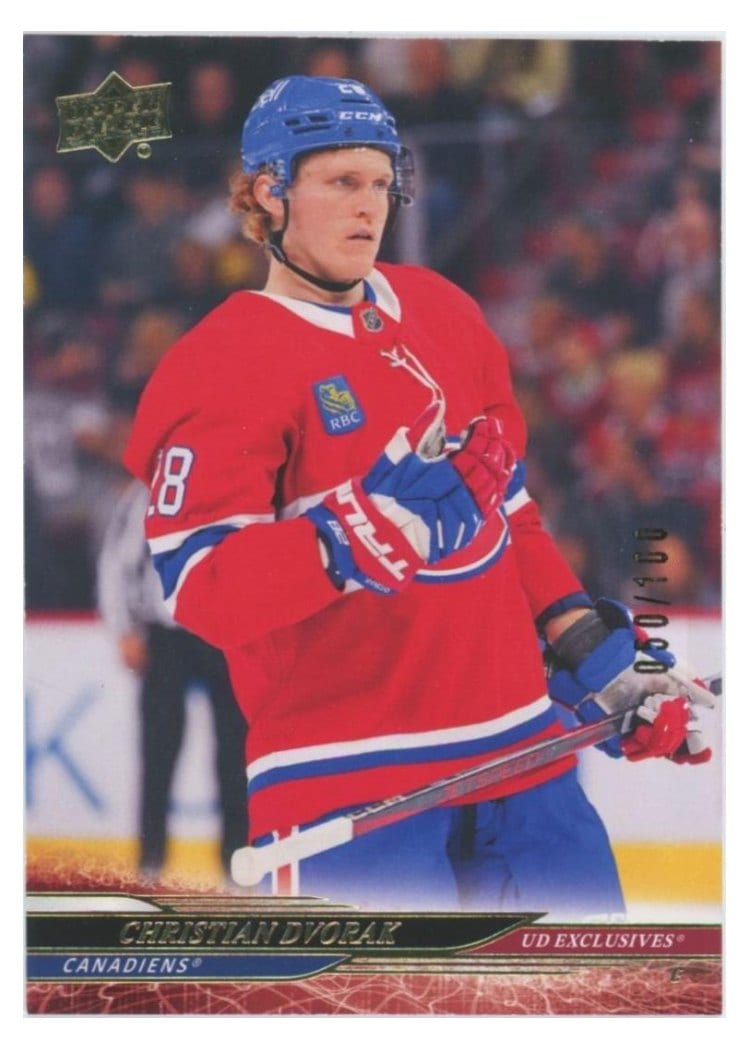 2024-25 Upper Deck Base Set Christian Dvorak #571 card