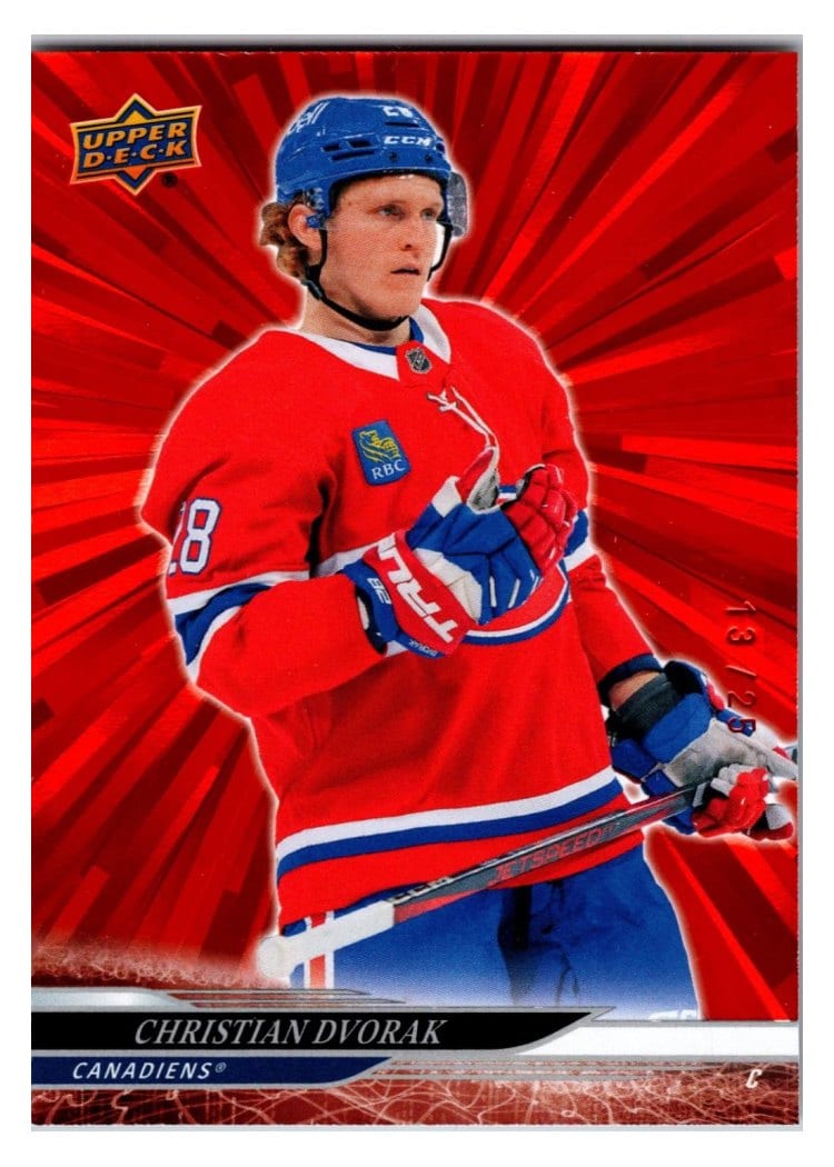 2024-25 Upper Deck Base Set Christian Dvorak #571 card
