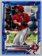 2021 Bowman Draft Sapphire Christian Encarnacion Strand #BDC-9 card