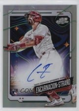 2024 Topps Cosmic Chrome Autographs Christian Encarnacion-Strand #CCA-CE card