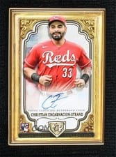 2024 Topps Gilded Collection Gallery of Gold Autographs Christian Encarnacion-Strand #GOG-CE card