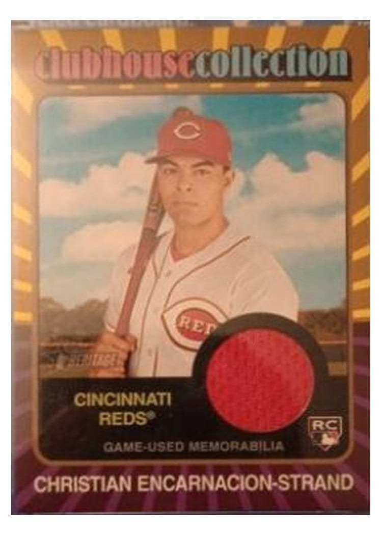 2024 Topps Heritage Clubhouse Collection Relic Christian Encarnacion-Strand #CCR-CE card