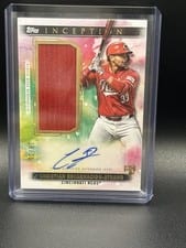 2024 Topps Inception Autographed Game Socks Relic Christian Encarnacion-Strand #AGSR-CE card