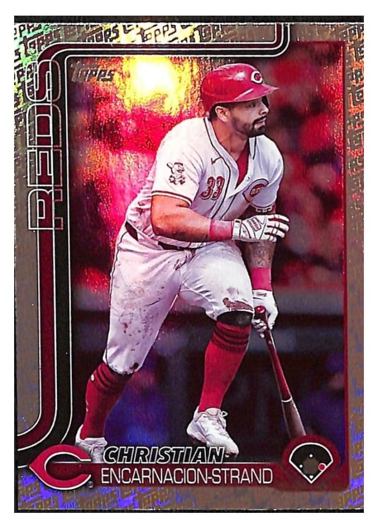 2025 Topps Base Set Christian Encarnacion-Strand Topps Foil Pattern #4 card