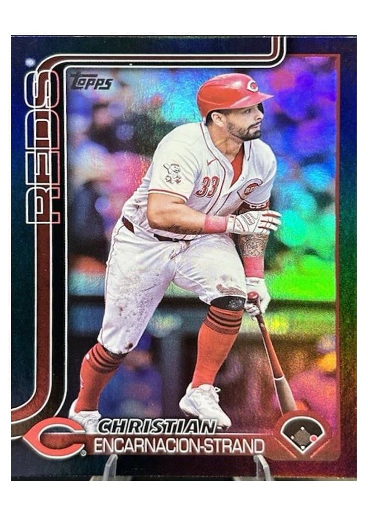 2025 Topps Base Set Christian Encarnacion-Strand Black Foil #4 card