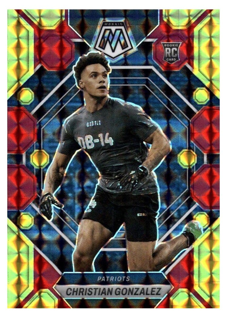 2023 Panini Mosaic Base Set Christian Gonzalez #300 card