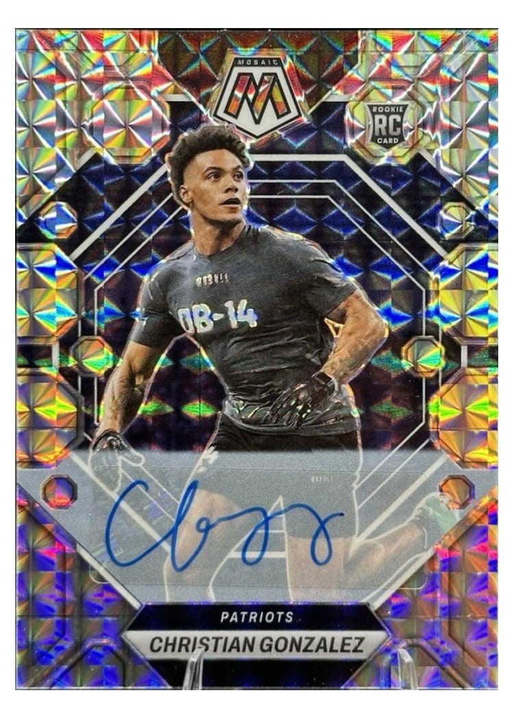 2023 Panini Mosaic Base Set Christian Gonzalez #300 card