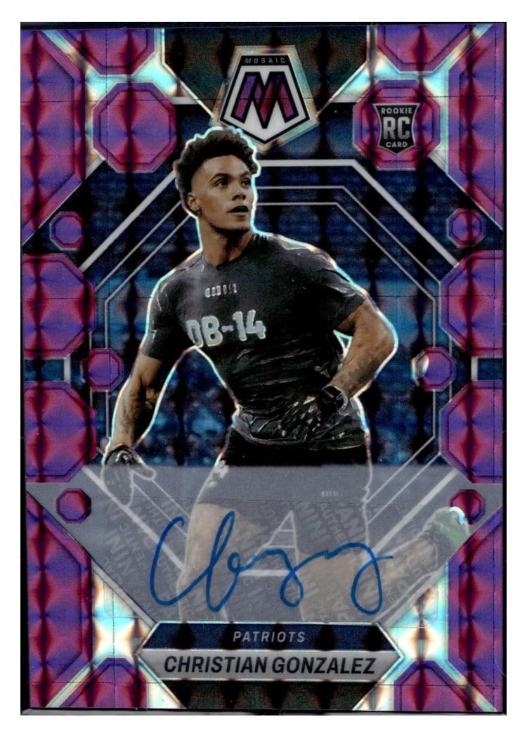 2023 Panini Mosaic Base Set Christian Gonzalez #300 card
