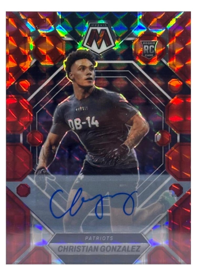 2023 Panini Mosaic Base Set Christian Gonzalez #300 card