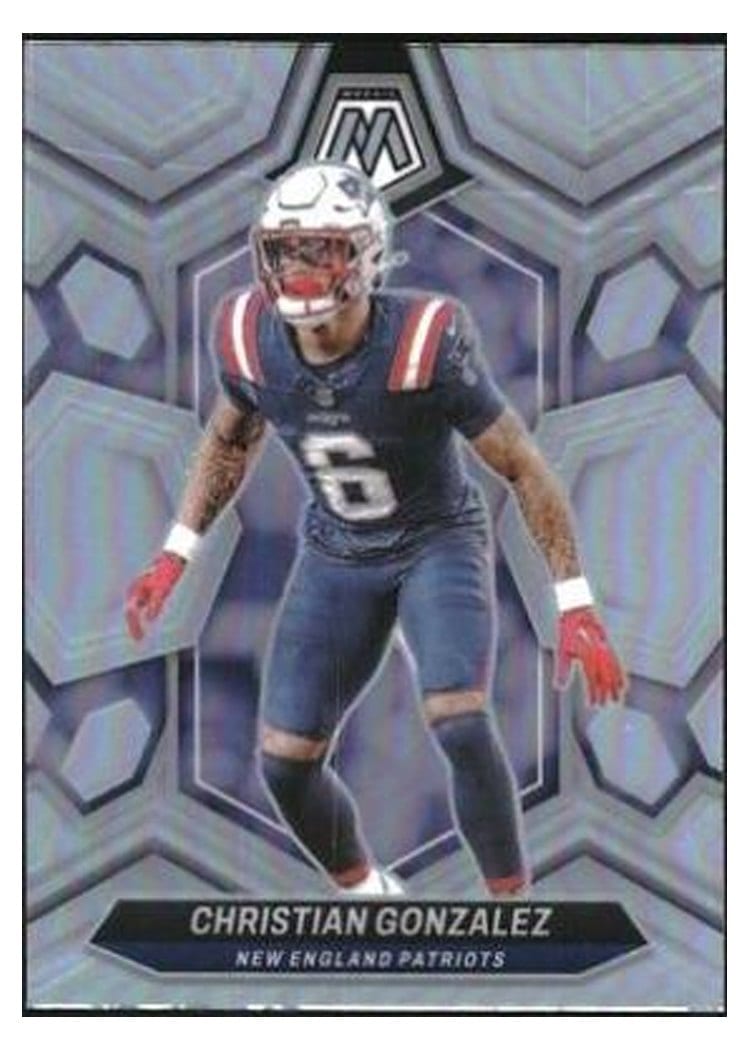 2024 Panini Mosaic Base Set Christian Gonzalez Silver #154 card