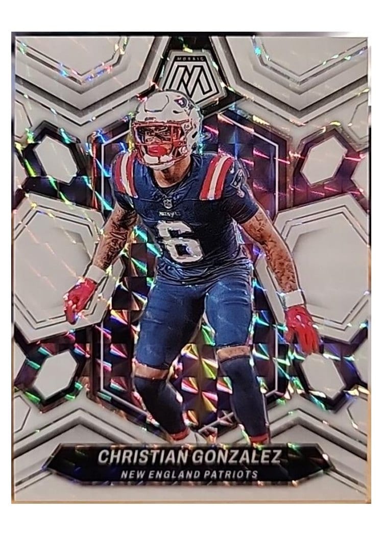 2024 Panini Mosaic Base Set Christian Gonzalez #154 card