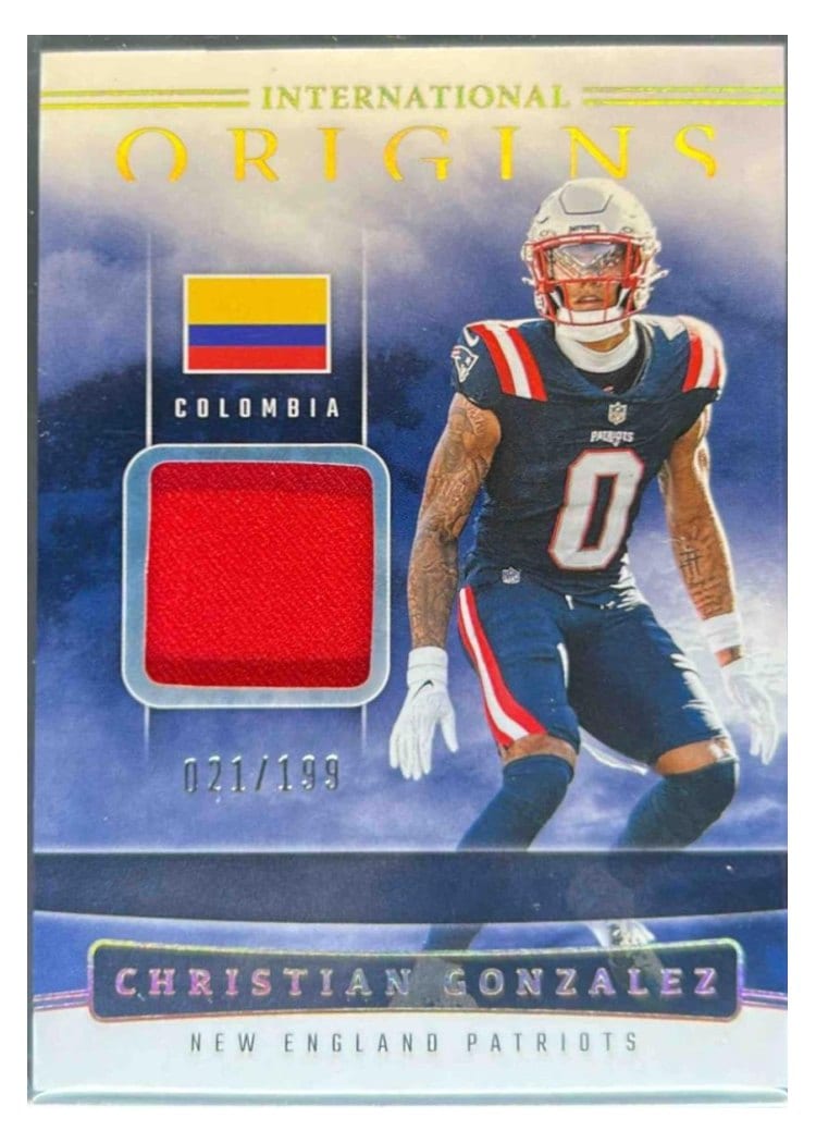 2025 Panini Origins International Origins Relics Christian Gonzalez #8 card