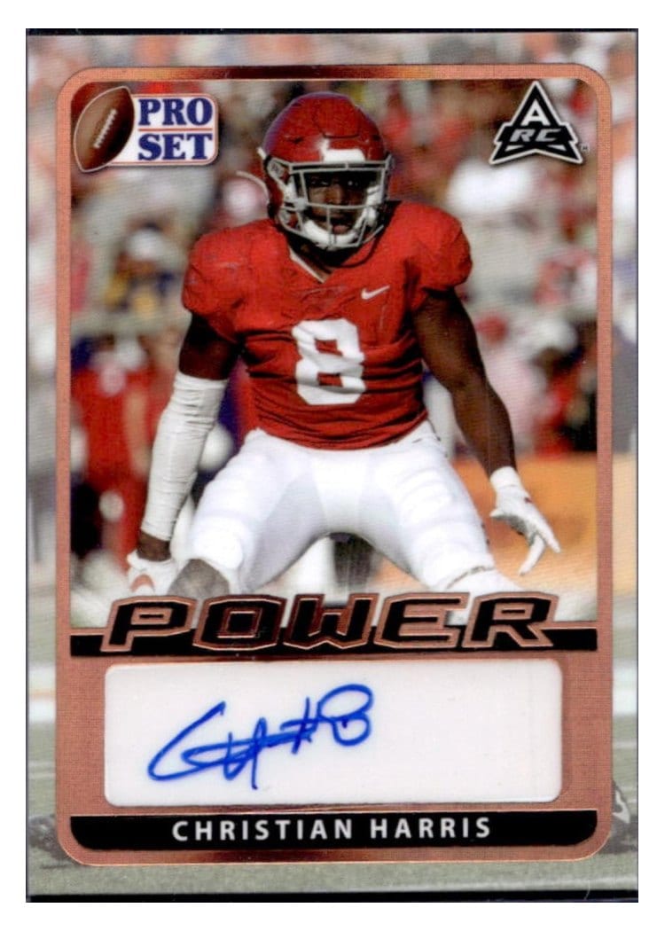 2021 Pro Set Power Base Set Christian Harris #BA-CH1 card
