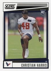 2022 Score Base Set Christian Harris #352 card