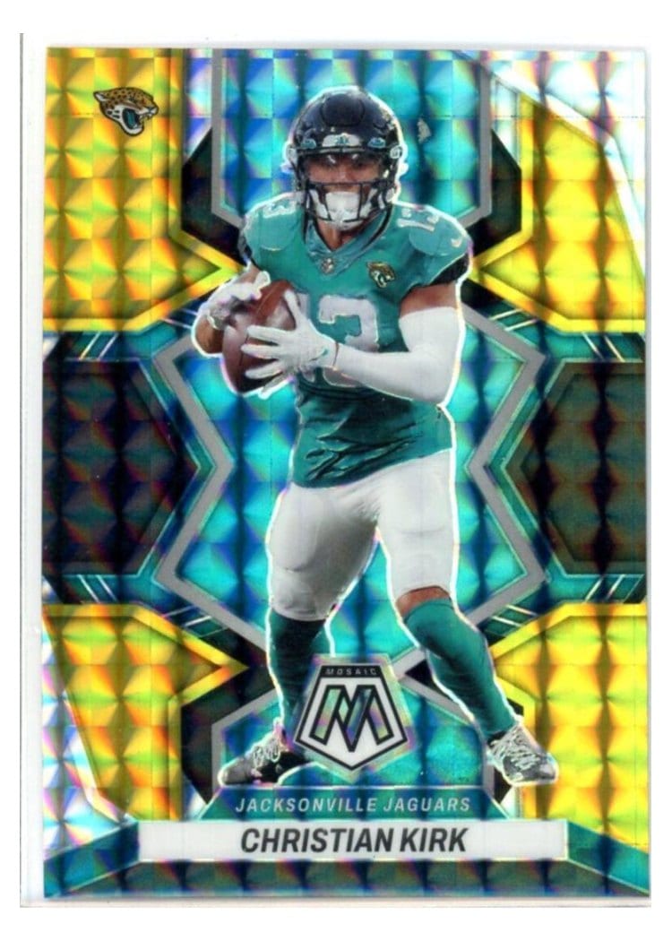 2022 Panini Mosaic Base Set Christian Kirk Choice Black Gold #209 card