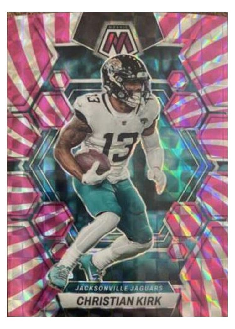 2023 Panini Mosaic Base Set Christian Kirk Pink Swirl #105 card