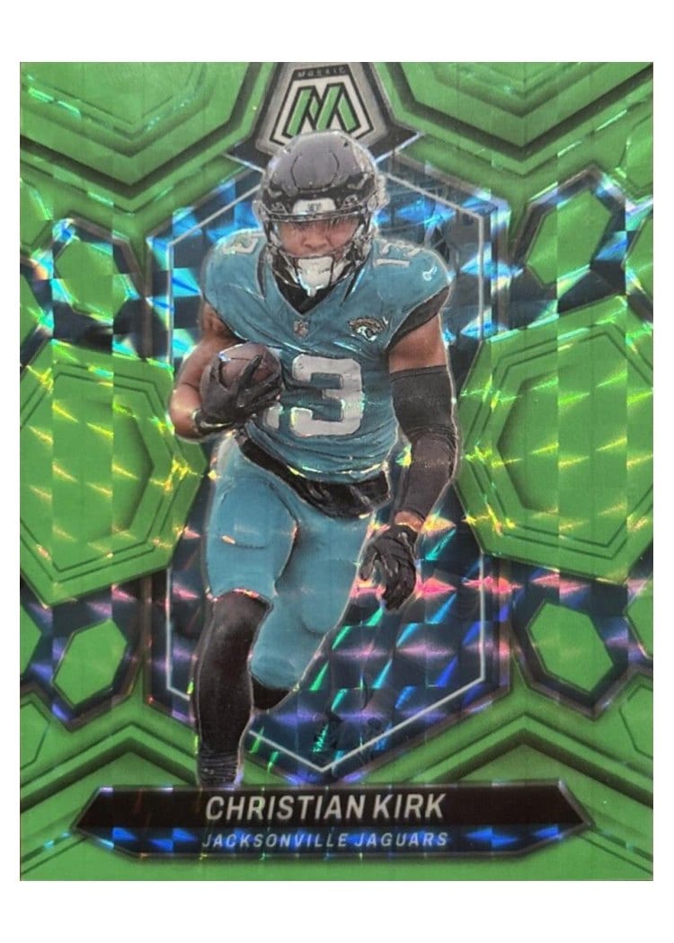 2024 Panini Mosaic Base Set Christian Kirk Green Fluorescent #101 card