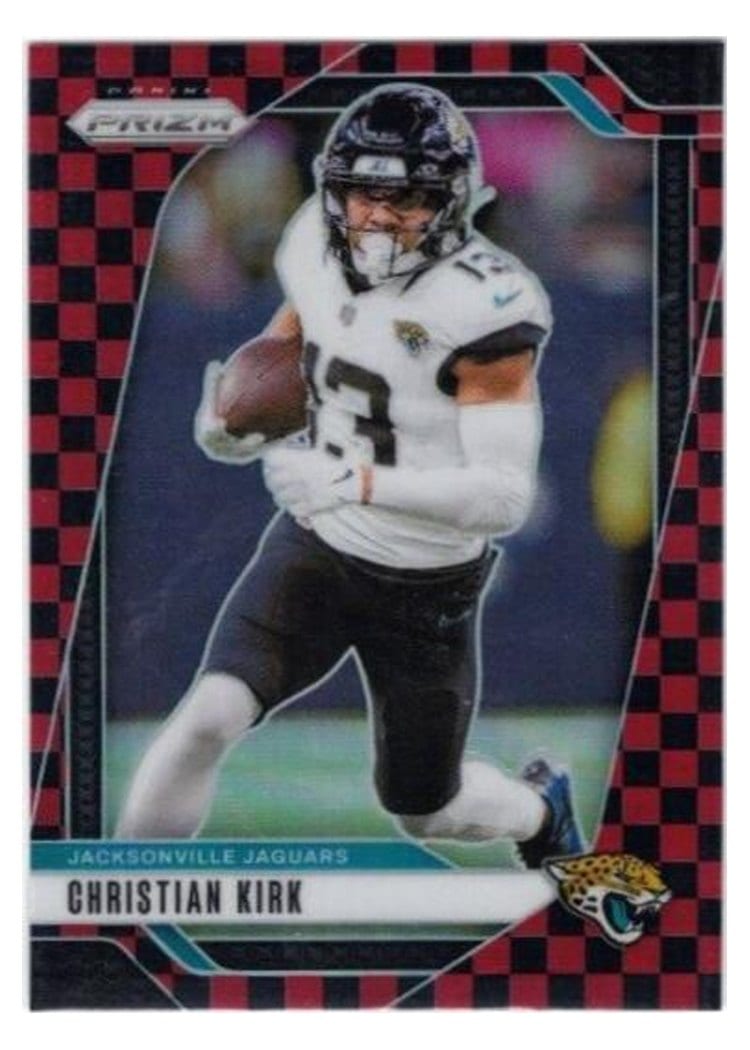 2024 Panini Prizm Base Set Christian Kirk Black Red Checker #131 card