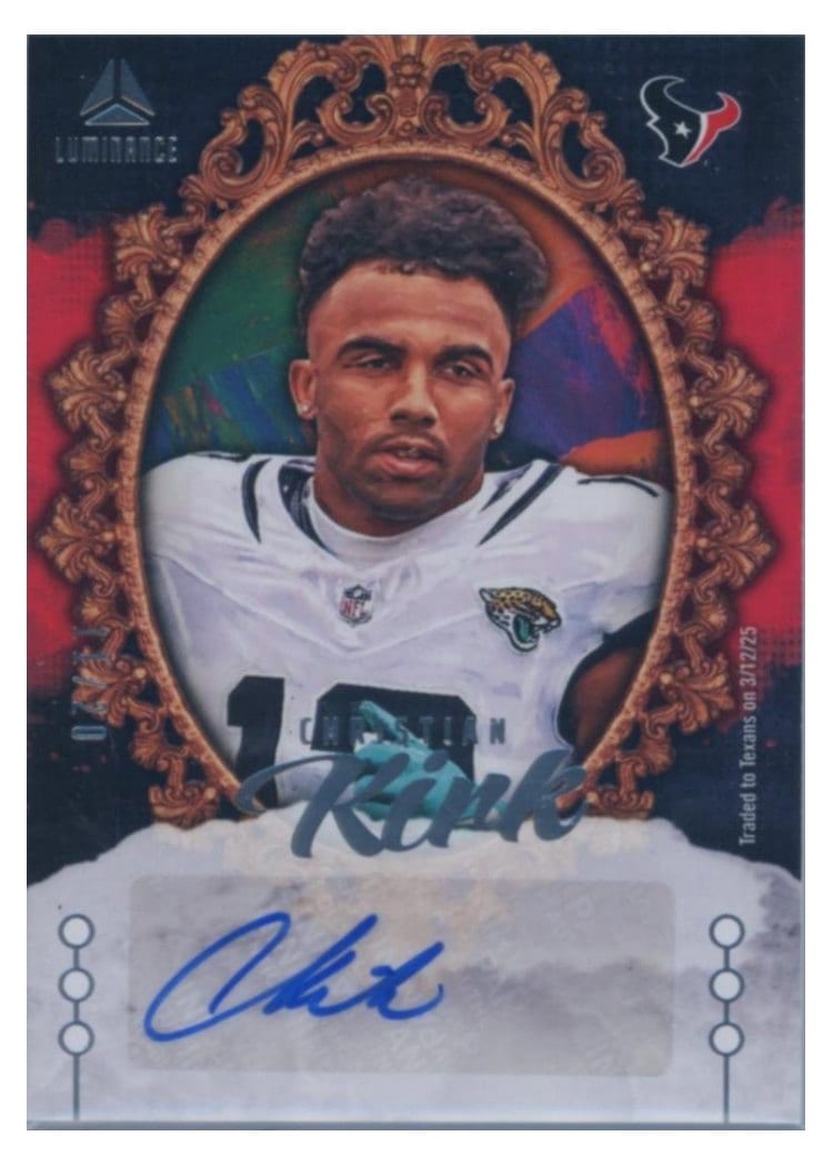 2025 Panini Luminance Portrait Signatures Christian Kirk #2 card