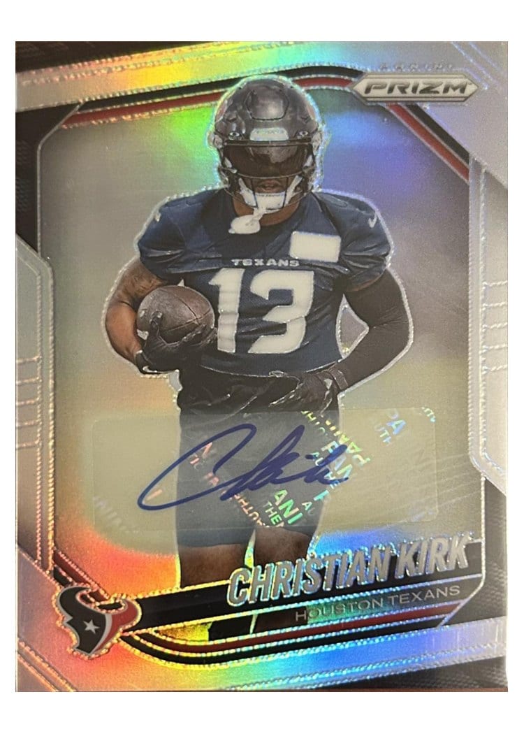 2025 Panini Prizm Base Set Christian Kirk Silver Autograph #3 card