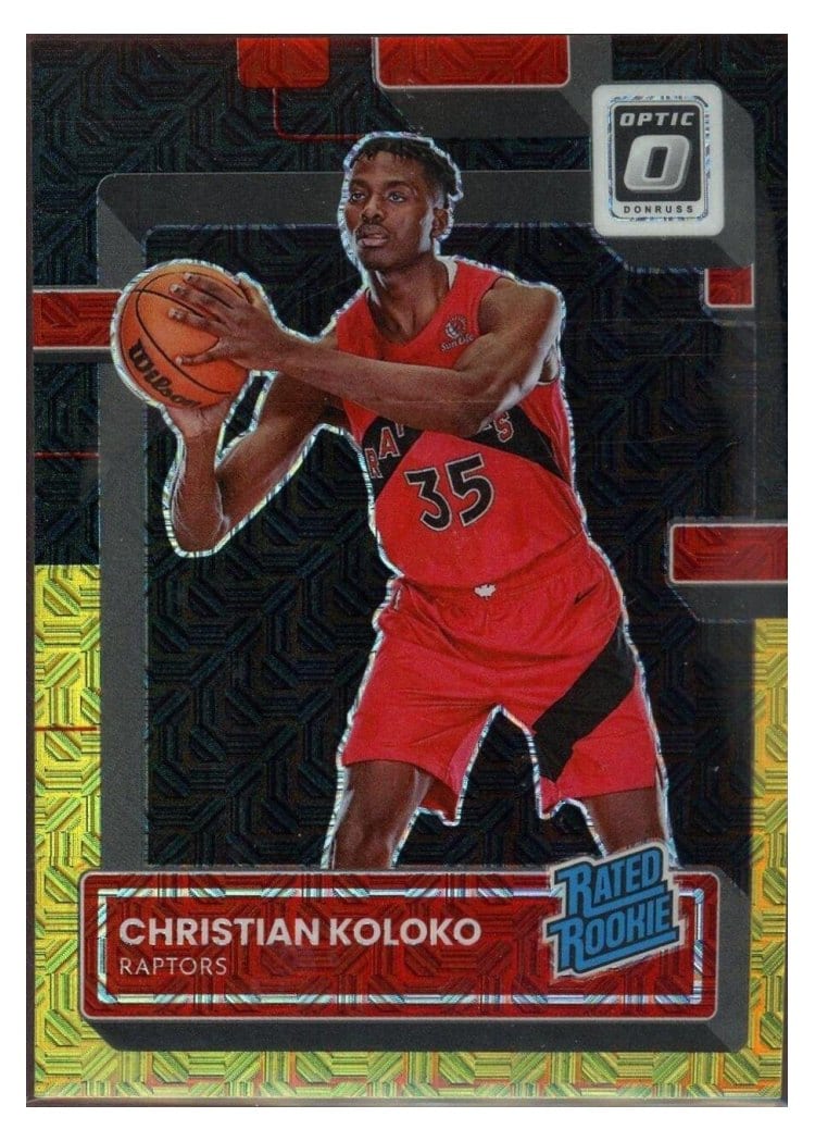 2022-23 Donruss Optic Base Set Christian Koloko #212 card