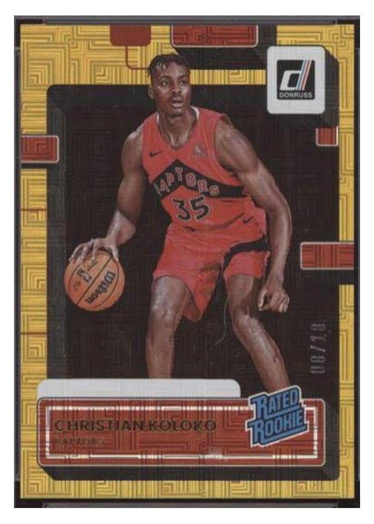 2022-23 Donruss Optic Base Set Christian Koloko #212 card