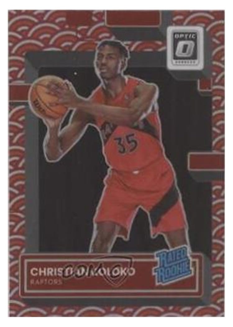 2022-23 Donruss Optic Base Set Christian Koloko #212 card