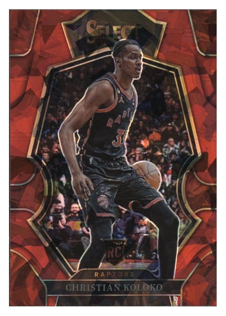 2022-23 Panini Select Base Set Christian Koloko #185 card