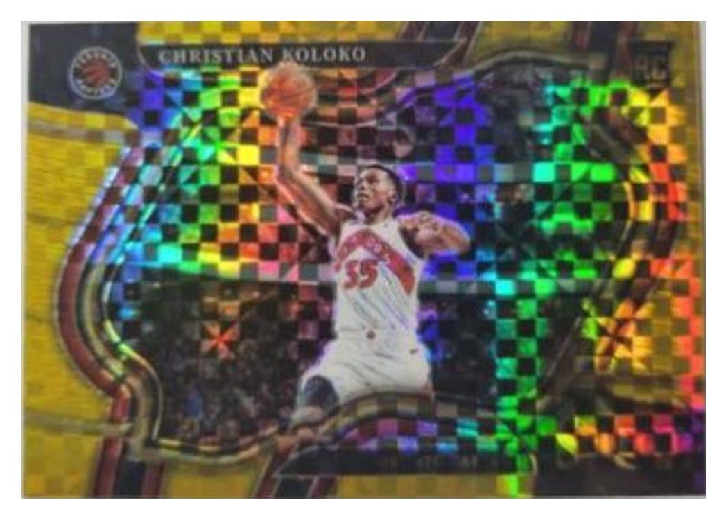 2022-23 Panini Select Base Set Christian Koloko Gold Prizm #297 card