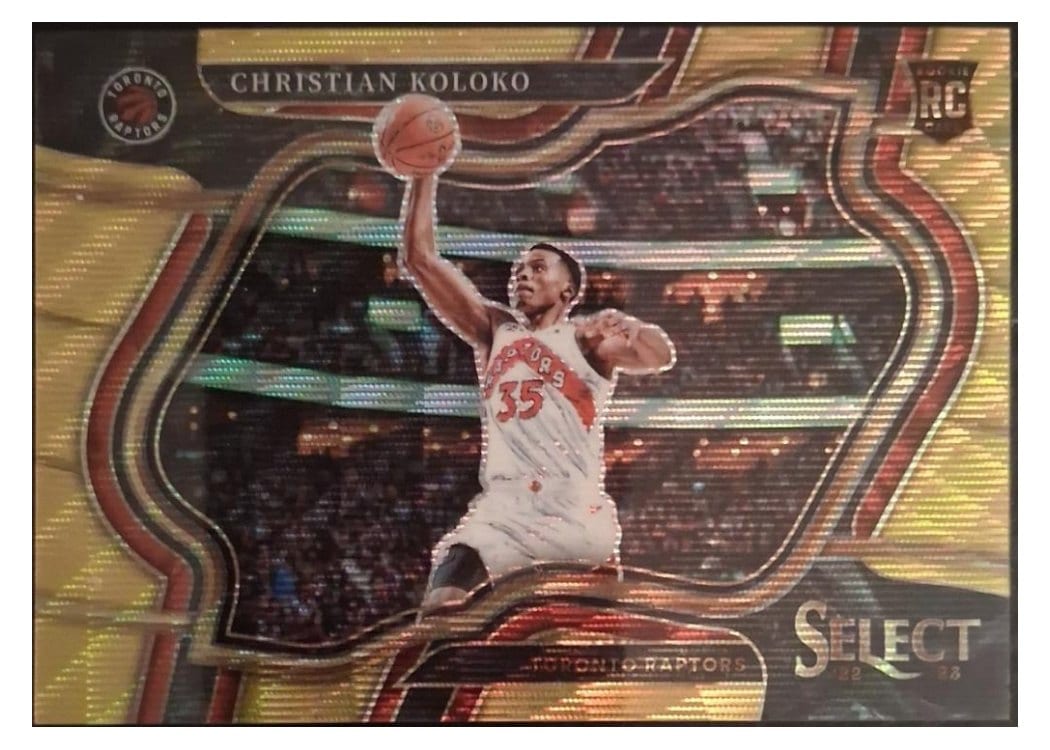 2022-23 Panini Select Base Set Christian Koloko #297 card
