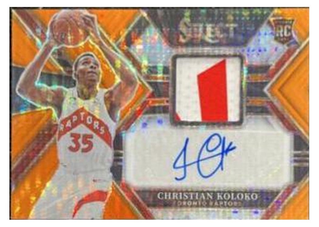 2022-23 Panini Select Base Set Christian Koloko #297 card