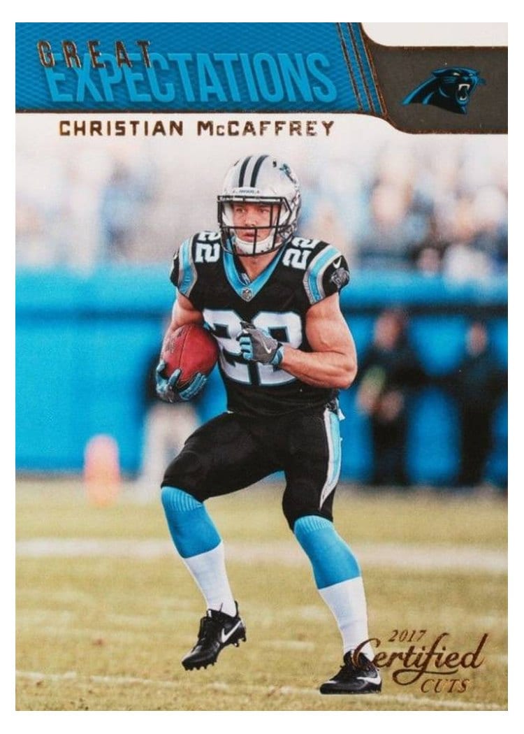 2017 Donruss Certified Cuts Great Expectations Christian McCaffrey #5 card