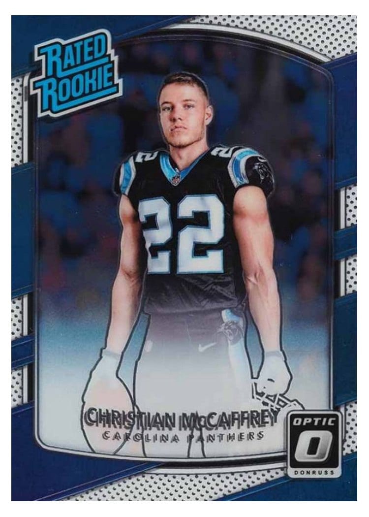 2017 Donruss Optic Base Set Christian McCaffrey #168 card