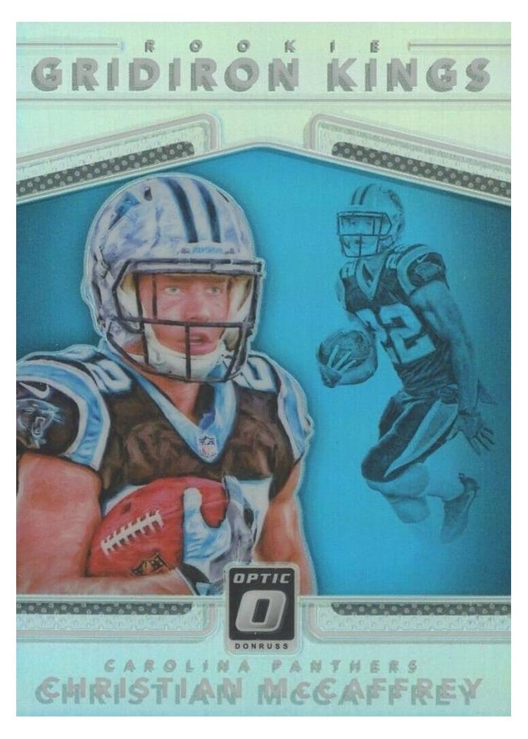2017 Donruss Optic Rookie Gridiron Kings Christian McCaffrey #10 card