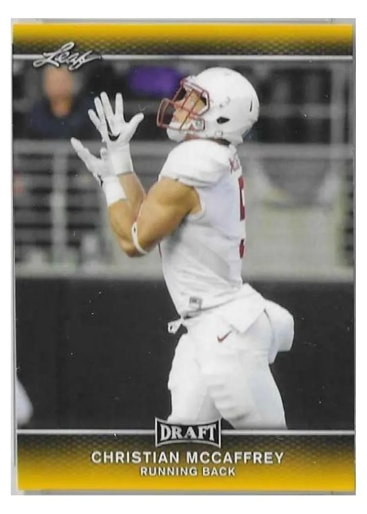 2017 Leaf Draft Christian McCaffrey #12 card