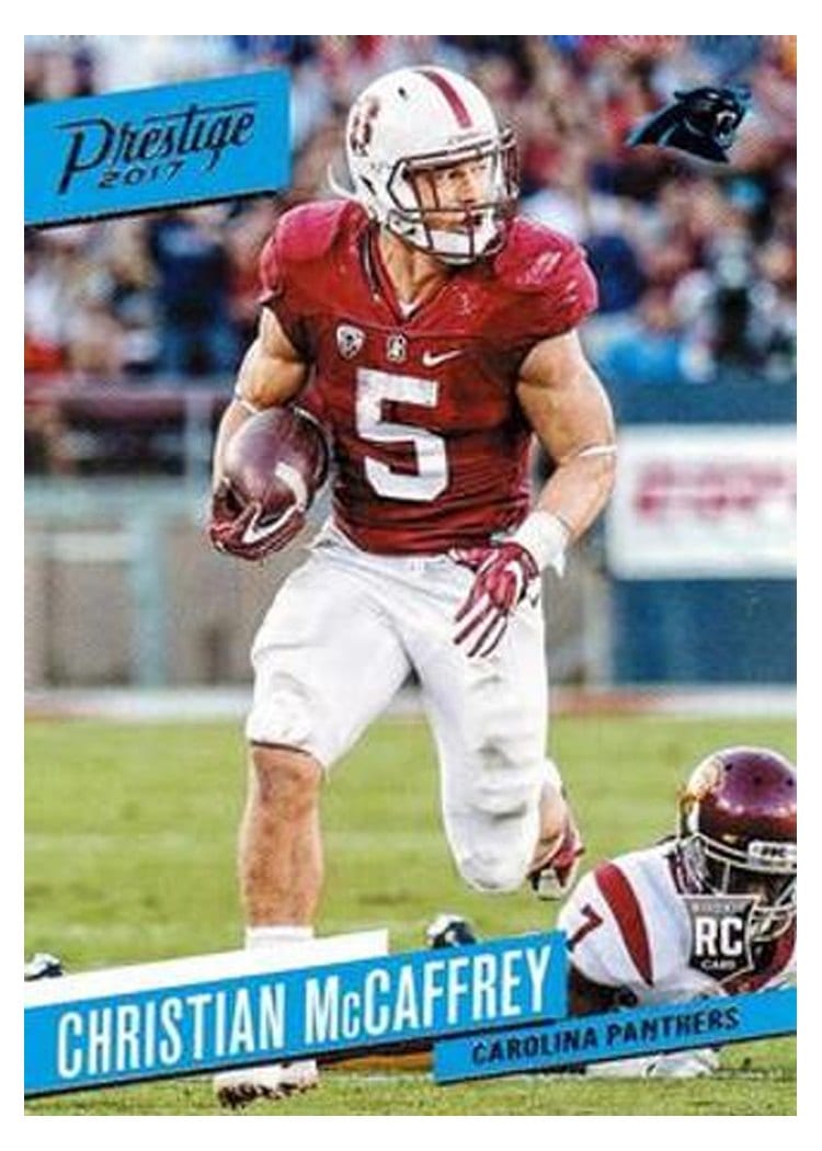 2017 Panini Prestige Base Set Christian McCaffrey #215 card