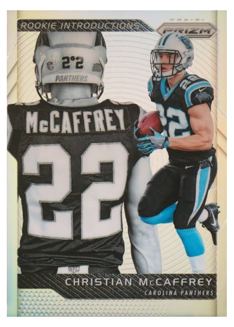 2017 Panini Prizm Rookie Introductions Christian McCaffrey #10 card