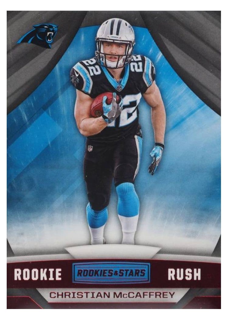 2017 Panini Rookies & Stars Rookie Rush Christian McCaffrey #2 card