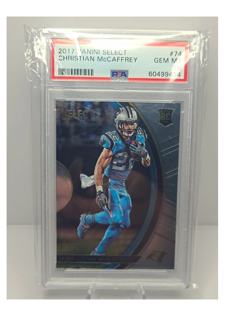 2017 Panini Select Base Set Christian McCaffrey #74 card
