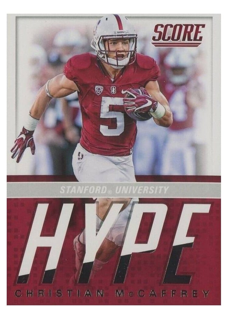 2017 Score Hype Christian McCaffrey #11 card