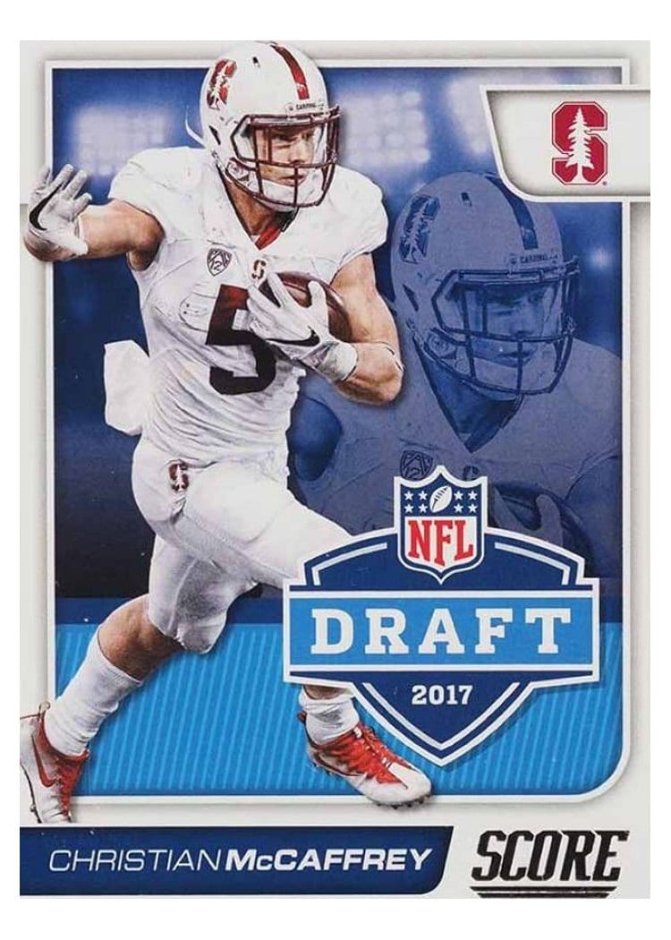 2017 Score NFL Draft Christian McCaffrey #9 card
