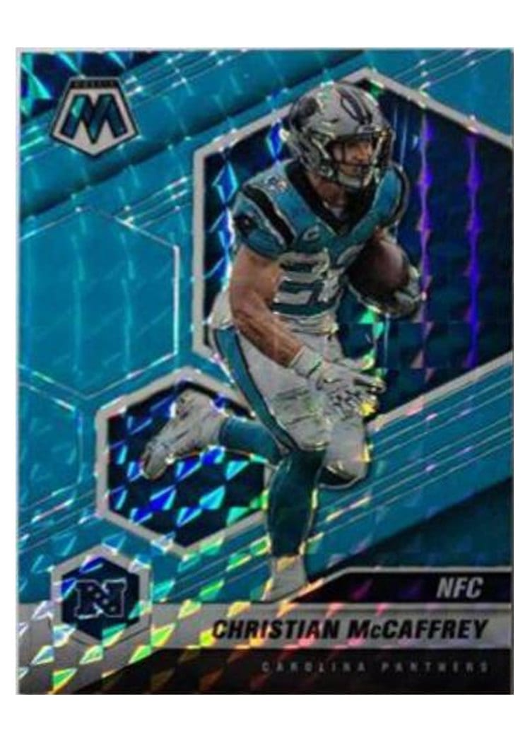 2021 Panini Mosaic Base Set Christian McCaffrey #210 card