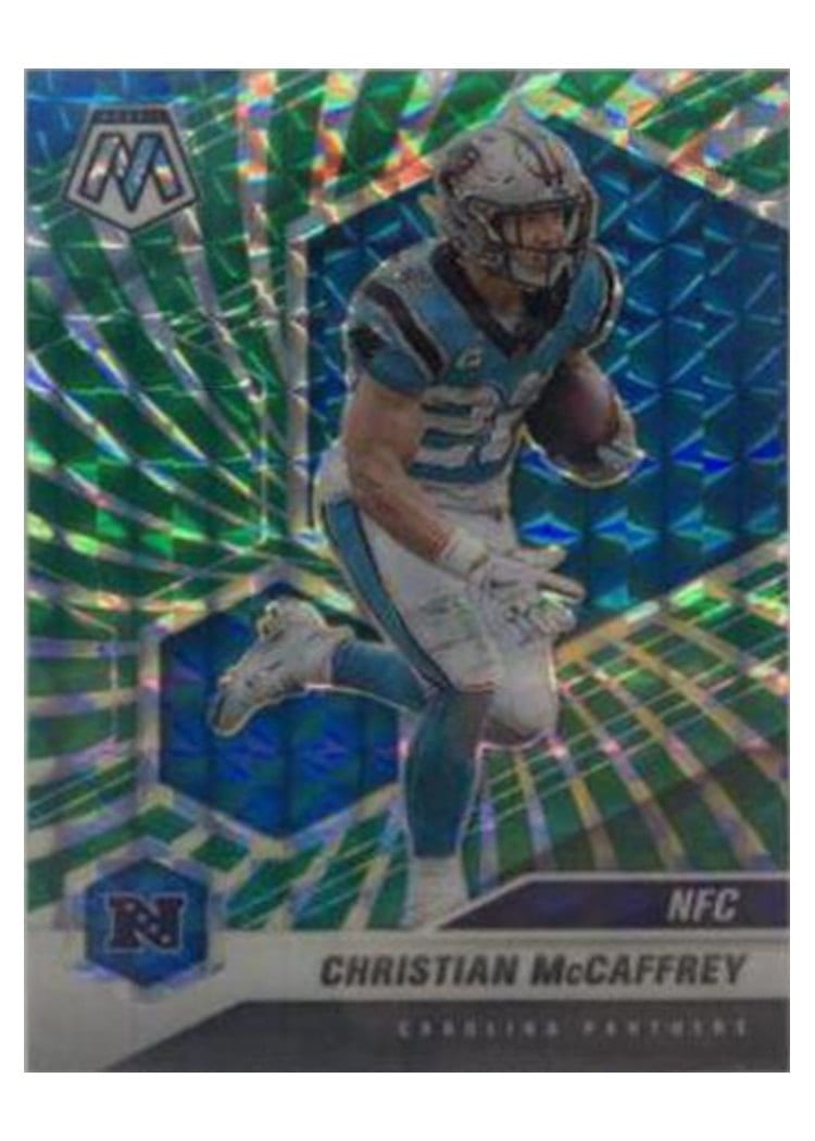 2021 Panini Mosaic Base Set Christian McCaffrey #210 card