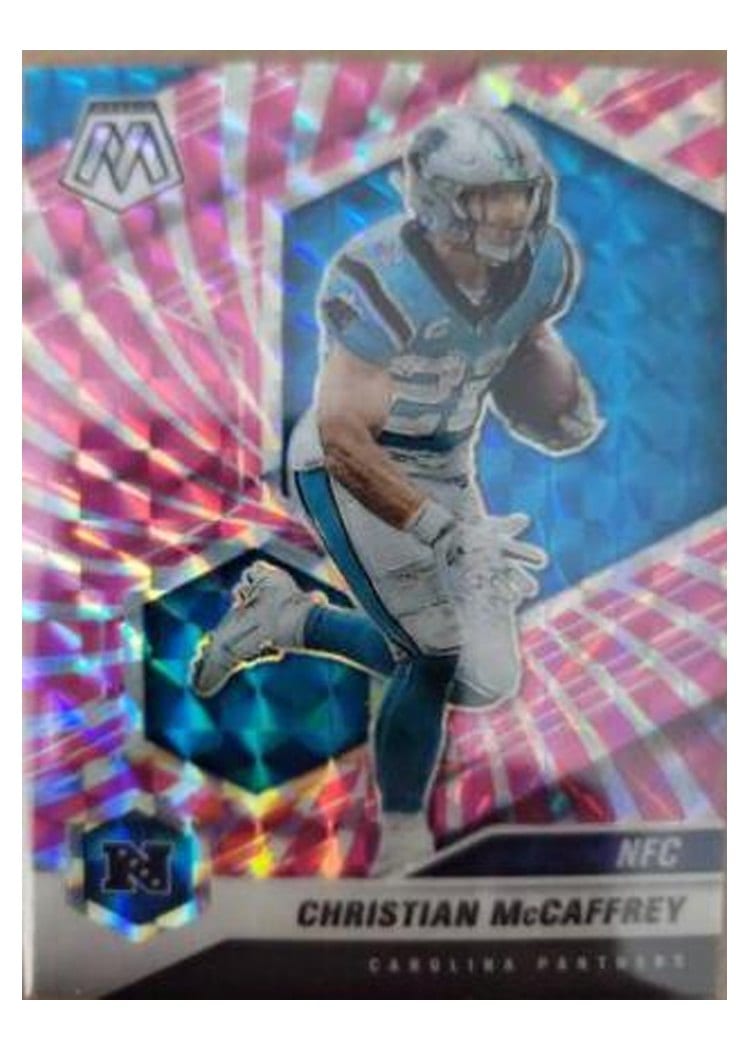 2021 Panini Mosaic Base Set Christian McCaffrey #210 card