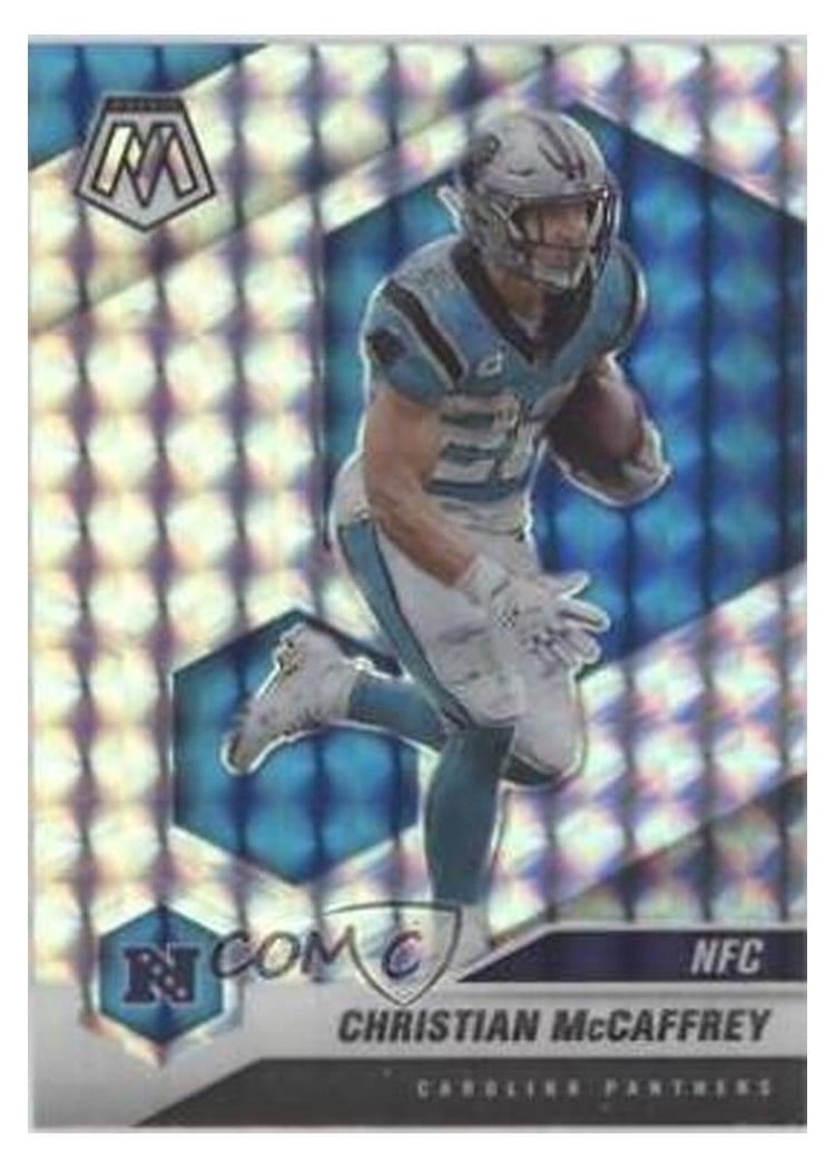 2021 Panini Mosaic Base Set Christian McCaffrey #210 card