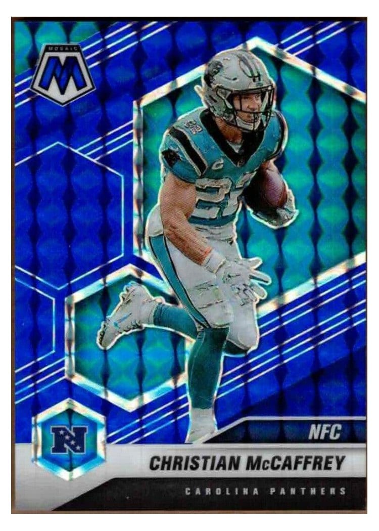 2021 Panini Mosaic Base Set Christian McCaffrey #210 card