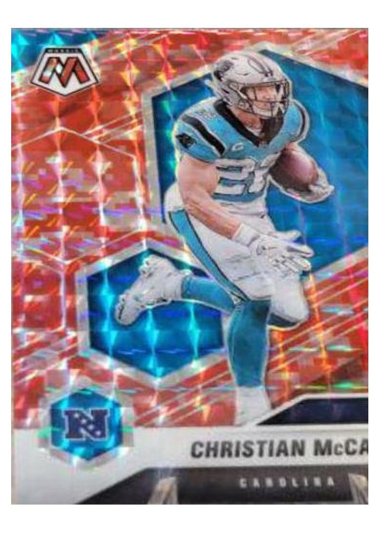 2021 Panini Mosaic Base Set Christian McCaffrey #210 card